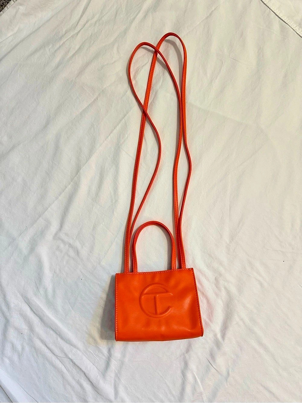 Telfar Small Shopping Bag - Orange Shoulder Bag